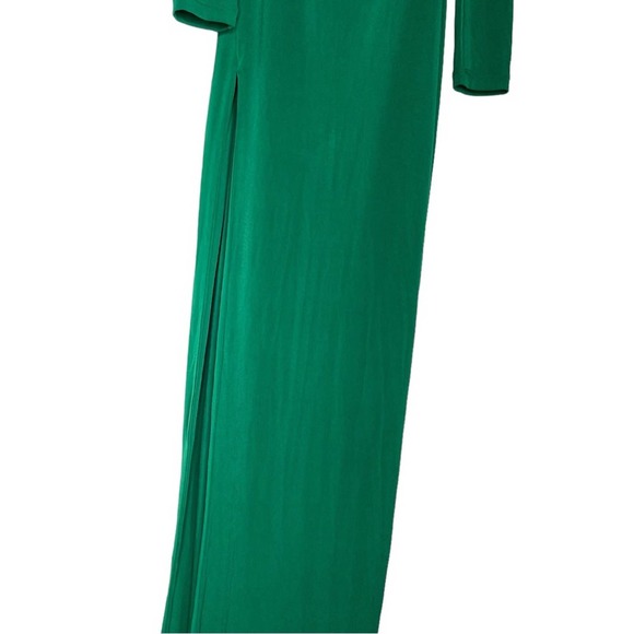 Nookie NWT Emerald Green Long Sleeve Cutout Jewel Gown - Small - Picture 10 of 11